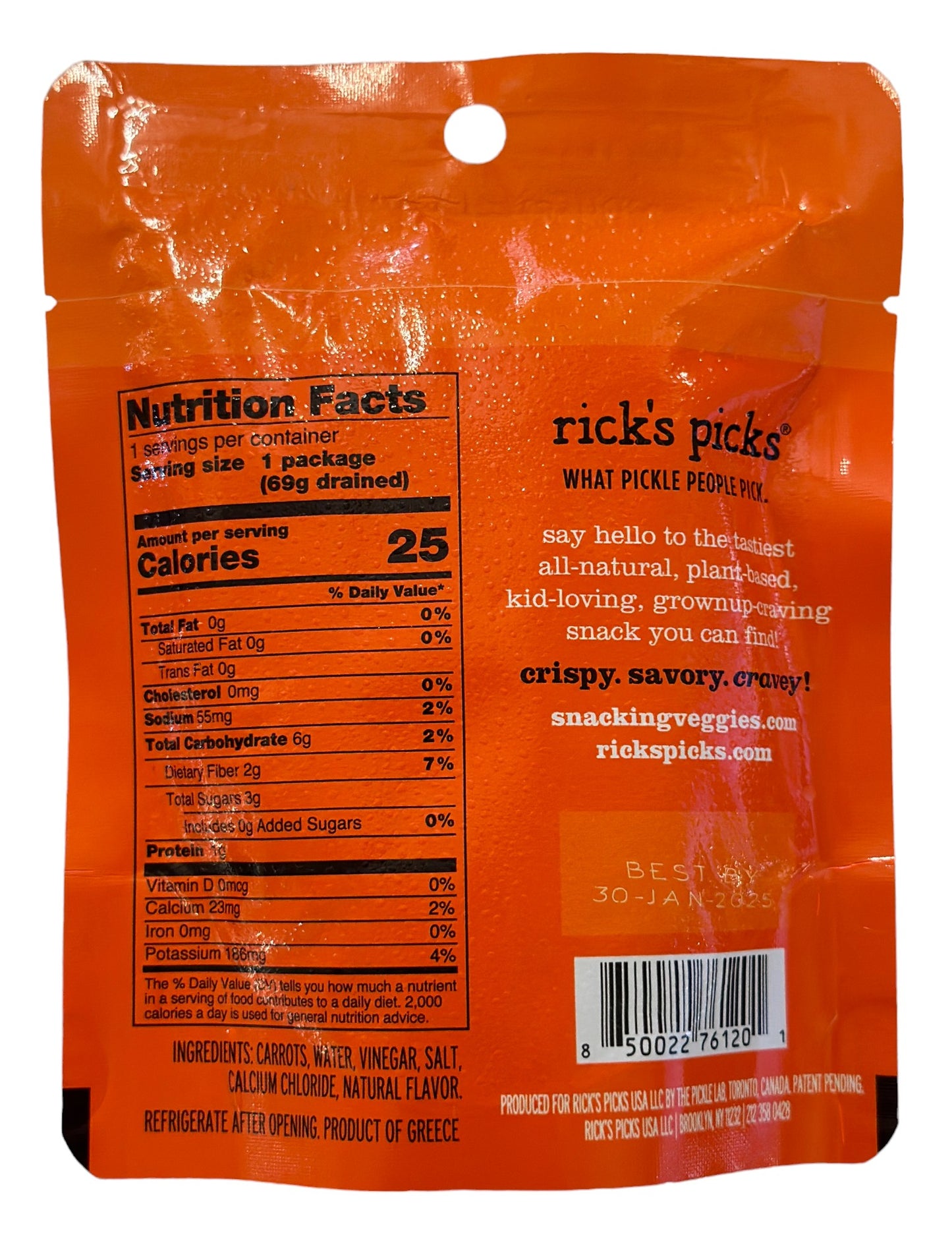 NEW Snacking Carrots - 6 pack!