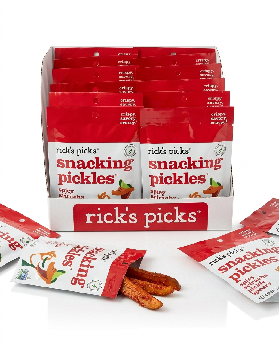 【Ricky様】内ブタPK　30個 Spicy Snacking Pickles - 12 Pack! – Rick's Picks USA LLC