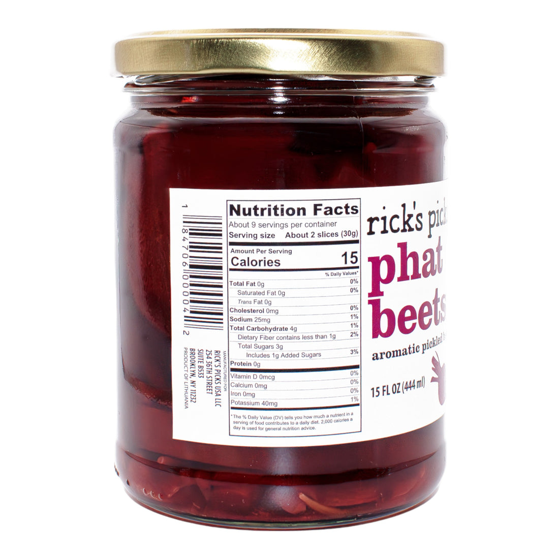 Rick’s Picks Phat Beets | Aromatic Pickled Beets – Rick's Picks USA LLC