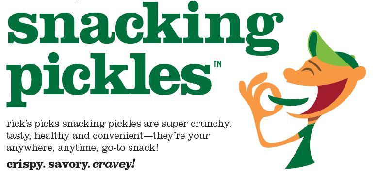 Snacking Pickles on Amazon